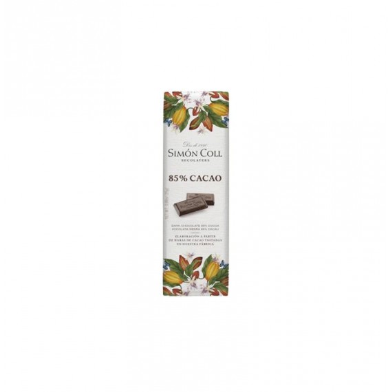 SIMON COLL CHOCOLATINAS 85% CACAO 14UX25GR.