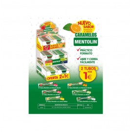 EXP. TUBO MENTOLIN 4 SABORES 2X1,20€ COD.628502