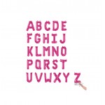 GLOBO FOIL MAGENTA 16" LETRA I