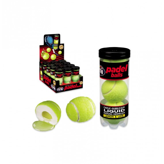FINI CHICLES PELOTAS PADEL BOTITOS 3X12X45GR.