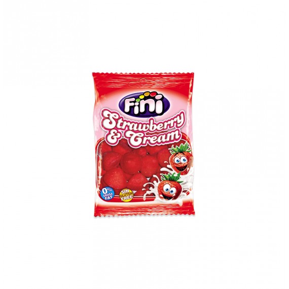 FINI BOLSITA FRESAS CON NATA 12X75GR.