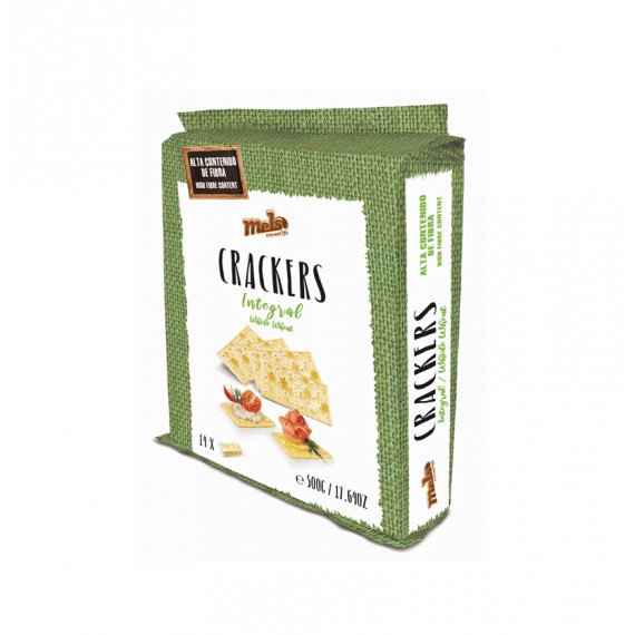 CRACKERS INTEGRAL 500GR. (35,7X14)