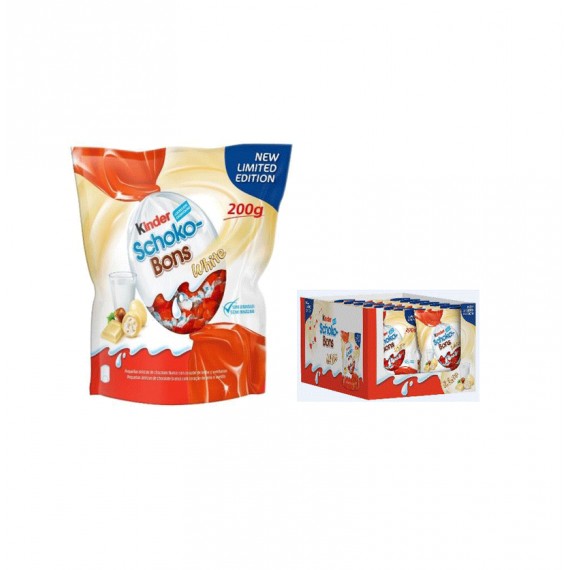 KINDER SCHOKO-BONS WHITE T.18X200GR.