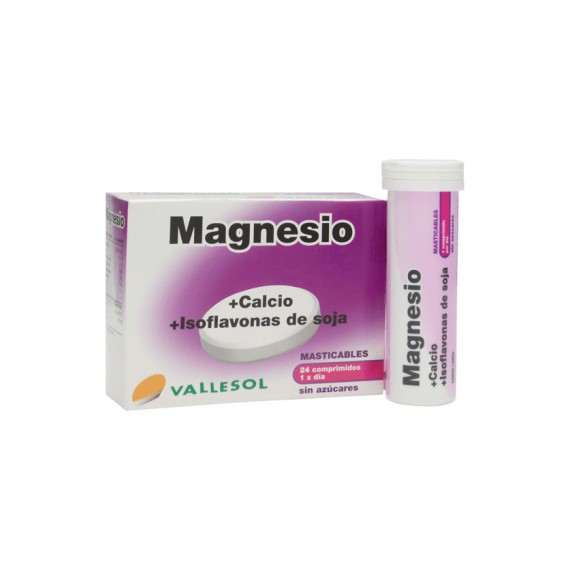 VALLESOL MAGNESIO+CALCIO+ISOFLAVONAS SOJA 24COMP.