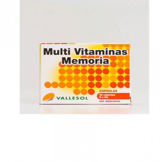 VALLESOL MULTI VITAMINAS MEMORIA 40 CAPSULAS 