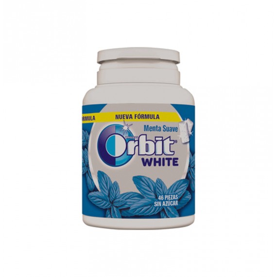 ORBIT BOX WHITE MENTA SUAVE 6X64GR.(46GRAGEAS)