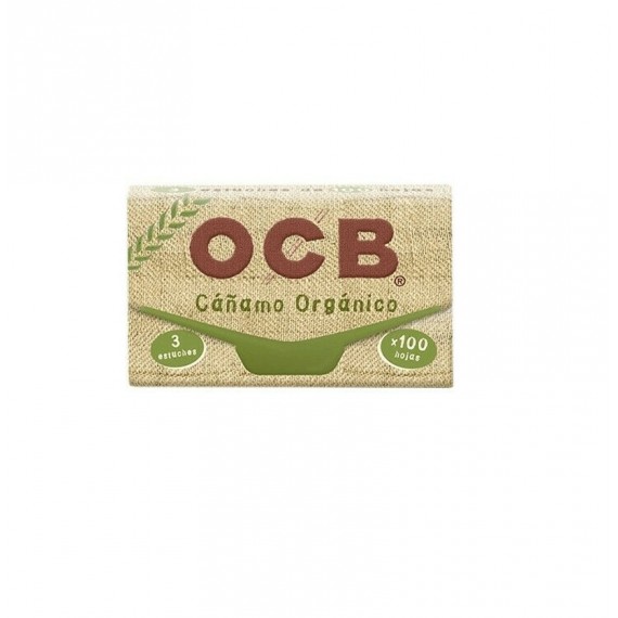 OCB PAPEL CAÑAMO ORGANICO 3X100 HOJAS 40U.