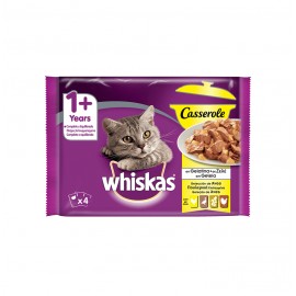 WHISKAS 1+ CASSEROLE AVES BD23Y 13UNX340GR.