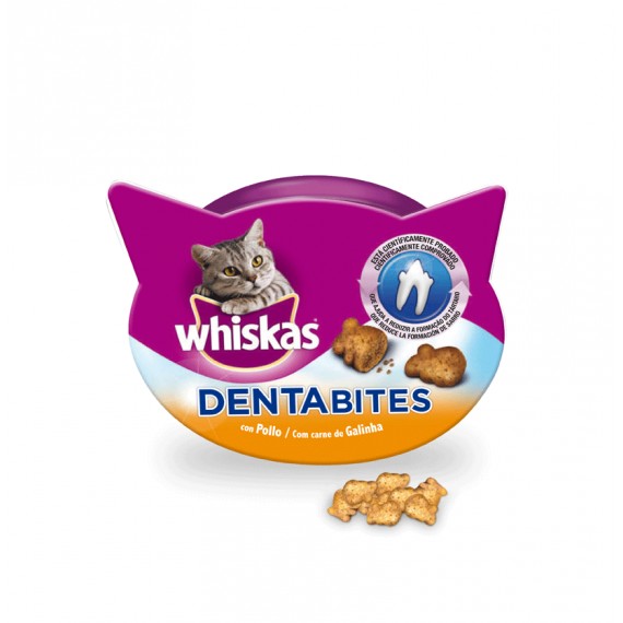 WHISKAS DENTABITES POLLO AJ08R 8UNX40GR.