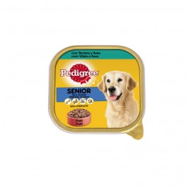 PEDIGREE SENIOR PATE TERNERA-AVES XH480 20UNX300GR