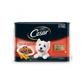 CESAR DELICIAS POLLO-VERDURAS AM78T 13UNX400GR.