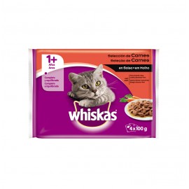 WHISKAS 1+ SELECCION CLASICA BX18J 4UNX1,2KG