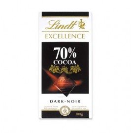 LINDT EXCELL. 70% CACAO 20X100 GR.