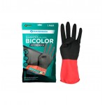 GUANTES LATEX BICOLOR REFORZADO (TALLA XL 9-10)