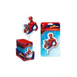 VELAS SPIDERMAN 2D 7,5CM REF: 346187 12UN.