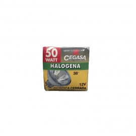LAMPARA HALOGENA 50W CEGASA 12V.DICROICA CERRADA