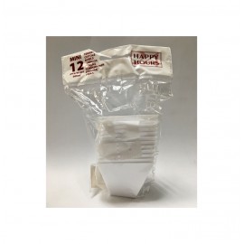 MINI VASO UNSQ.BLANCO 6CL.12U