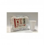 MINI VASO 6U.6CL.BLANCO