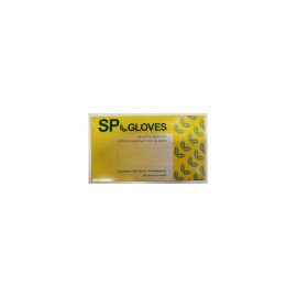 GUANTES LATEX BLANCO S/POLVO 100UND.(TALLA S)