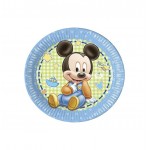 BABY MICKEY PLATOS 23CM. 8UN.