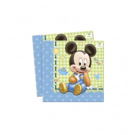 BABY MICKEY SERVILLETAS 20UN.