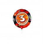 GLOBO FOIL REDONDO 21" NO 3-ZORRO