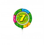 GLOBO FOIL REDONDO 21" NO 7 - COCODRILO