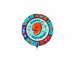GLOBO FOIL REDONDO 21" NO 9 - GECO