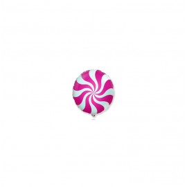 GLOBO FOIL18" CARAMELO FUCSIA