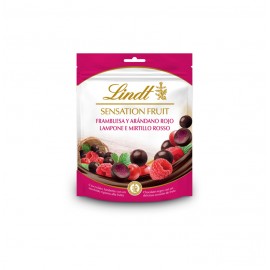LINDT SENSATION FRUIT FRAMB-ARANDANO ROJO 20X150GR