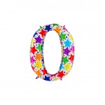 GLOBO FOIL 40" NO. 0 HOLOGRAFICO REF. HG85840P