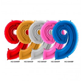 GLOBO FOIL 40" N. 9 ORO REF. HG15849GP