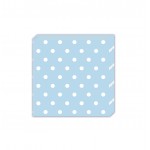 DOTS AZUL SERVILLETAS 20U