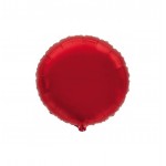 GLOBO FOIL 18" REDONDO ROJO BLISTER R.733