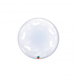 GLOBO BUBBLES 24" BABY FOOTPRINTS