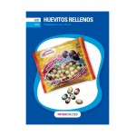 OVETTI HUEVOS CHOCO RELL.CREMA LECHE BOLSA 1KG.