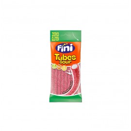 FINI BOLSITA ZERO GLUTEN TUBES SOUR STRAWBERRY12X75GR.