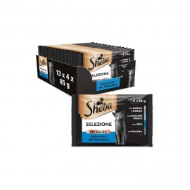 SHEBA SUCULENTA SELEC.PESCADO BLANCO 13X340GR.