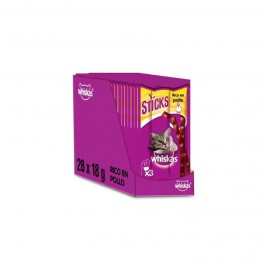 WHISKAS STICKS POLLO CD06S 28UNX504GR.
