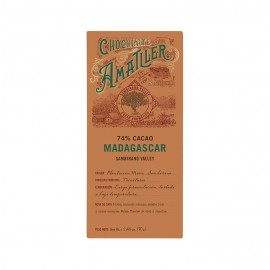 AMATLLER CHOCOLATE 74% MADAGASCAR 10X70GR.