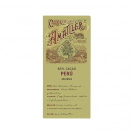 AMATLLER CHOCOLATE 83% PERU 10X70GR.