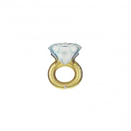 GLOBO FOIL 37" 94CM ANILLO BODA
