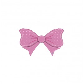 GLOBO FOIL 18" 46CM LAZO ROSA