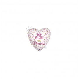 GLOBO FOIL 18" 46CM "WELCOME PRINCESA"