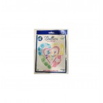 GLOBO FOIL 18" 45CM CORAZON "BABY SHOWER"