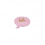GLOBO FOIL 24" 61CM NUBE ROSA "HELLO BABY"