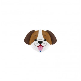 GLOBO FOIL 33" 84CM CABEZA PERRO 