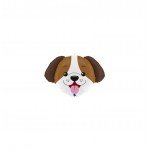 GLOBO FOIL 33" 84CM CABEZA PERRO 