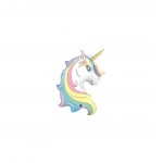 GLOBO FOIL 39" 99CM CABEZA UNICORNIO