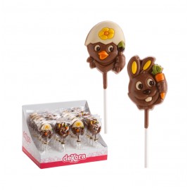 PIRULETA CHOCOLATE ANIMALES PASCUA 28X20GR. 216005